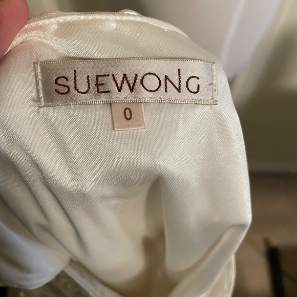 Beautiful white Sue Wong dress - Picture 11 of 13